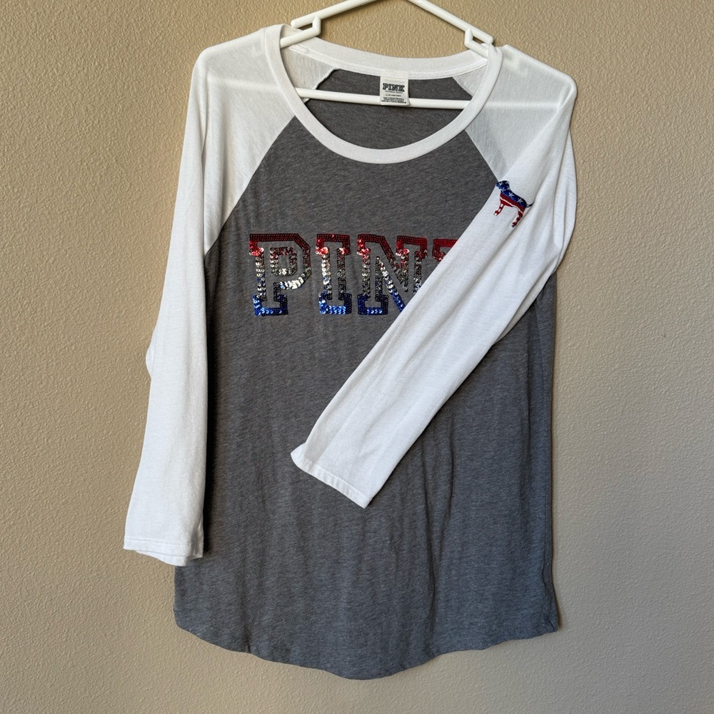 VS PINK Baseball Tee